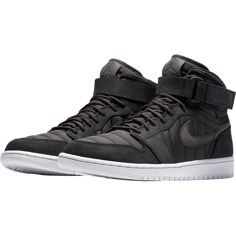 Rare 2017 Nike air Jordan 1 high strap dark grey suede basketball shoes men’s 7 - Picture 1 of 9